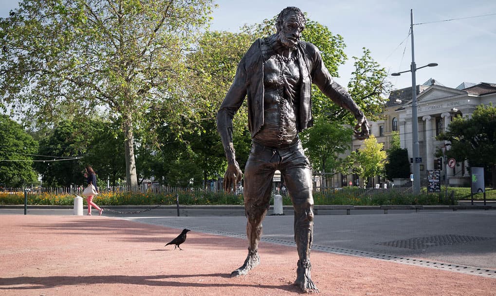 Frankenstein statue