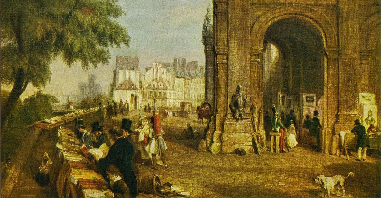 Le quai de Conti sous Louis-Philippe